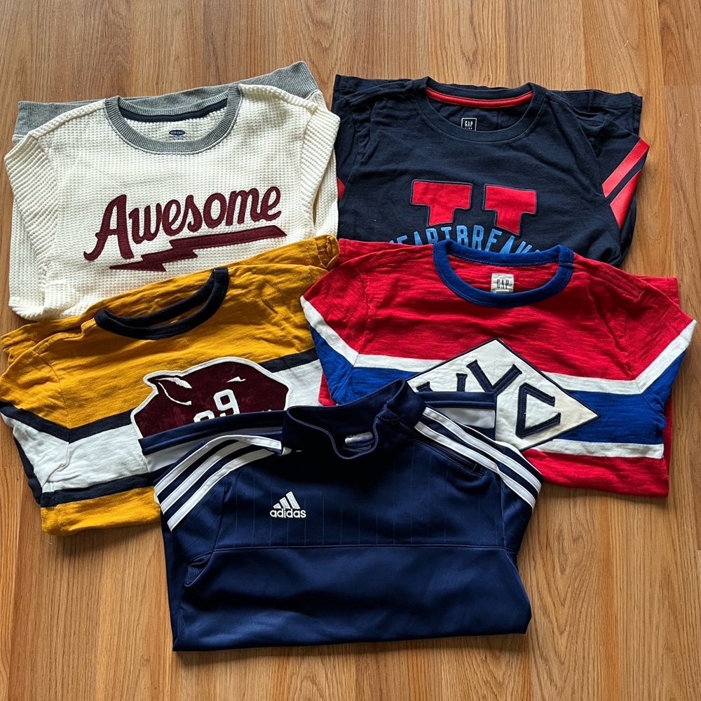 GAP Adidas Long Sleeve Shirts
